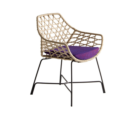 Silla de comedor con brazos Cut 910/PR de exterior