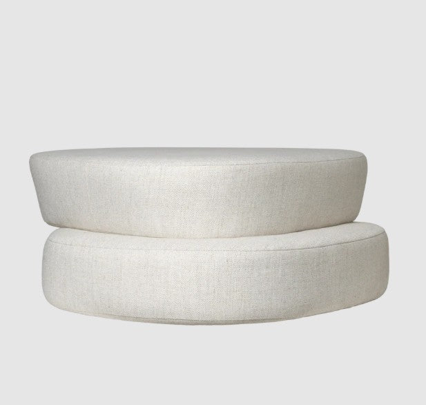 Plyo Ottoman - Staple Off-White