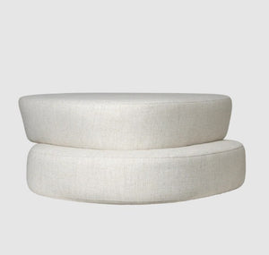 Plyo Ottoman - Staple Off-White