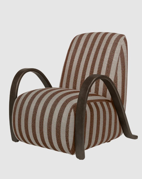 Buur Lounge Chair - Louisiana Sand/Chocolate