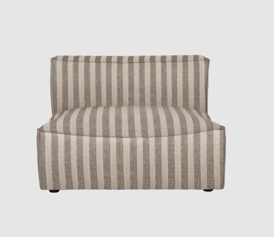 Catena Sofa Center L100 - Louisiana Sand/Off-White