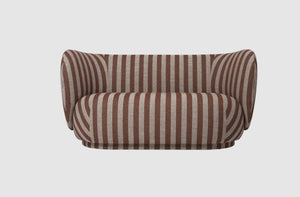 Rico Sofa 2-seater - Louisiana Sand/Chocolate