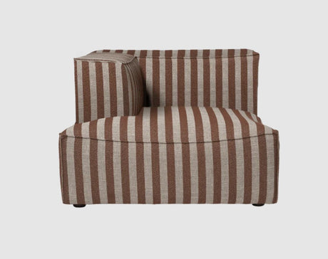 Catena Sofa Chaise Longue Left L600 - Louisiana Sand/Chocolate