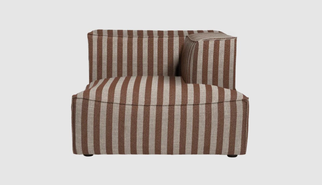 Catena Sofa Chaise Longue Right L601 - Louisiana Sand/Chocolate