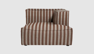 Catena Sofa Chaise Longue Right L601 - Louisiana Sand/Chocolate