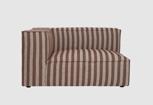 Catena Sofa Armrest Left L400 - Louisiana Sand/Chocolate