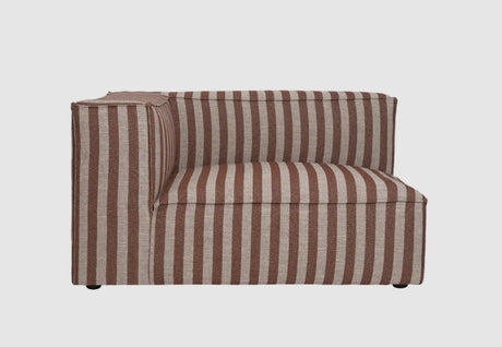 Catena Sofa Armrest Left L400 - Louisiana Sand/Chocolate