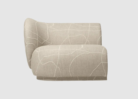 Rico Sofa Armrest Left - Can Lis Sand/Off-White