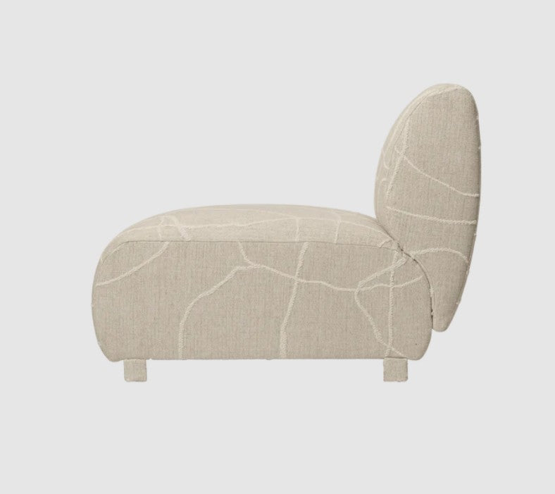 Rico Sofa Open End Left - Can Lis Sand/Off-White