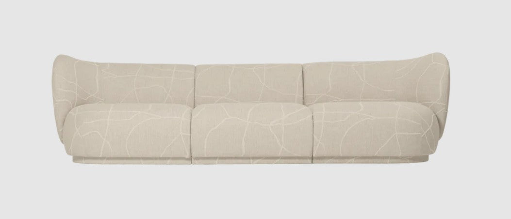 Rico Sofa Armrest Left - Can Lis Sand/Off-White