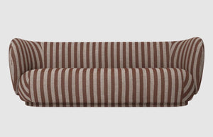 Rico Sofa 3-seater - Louisiana Sand/Chocolate