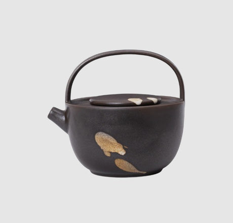 Koyo Teapot Dark Brown/Buff