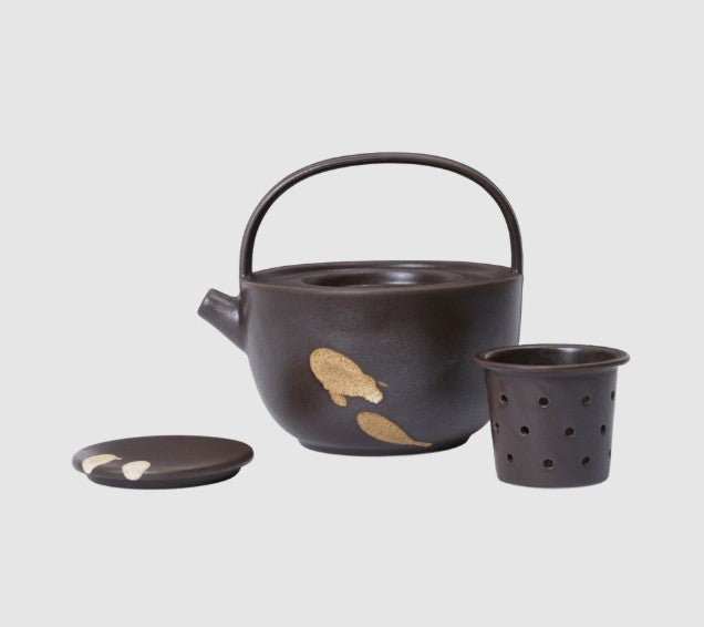 Koyo Teapot Dark Brown/Buff